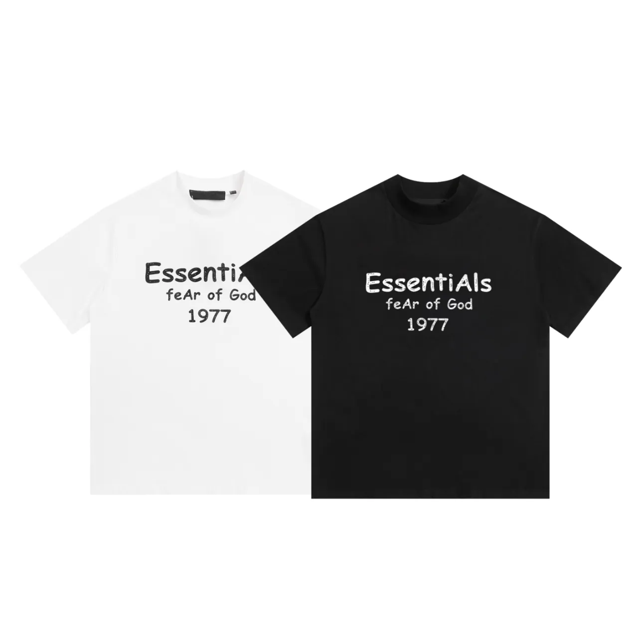 ​ESSENTIALS FEAR OF GOD Series 25 T ：E 2365# ：Black White Sizes：S M L XL ​